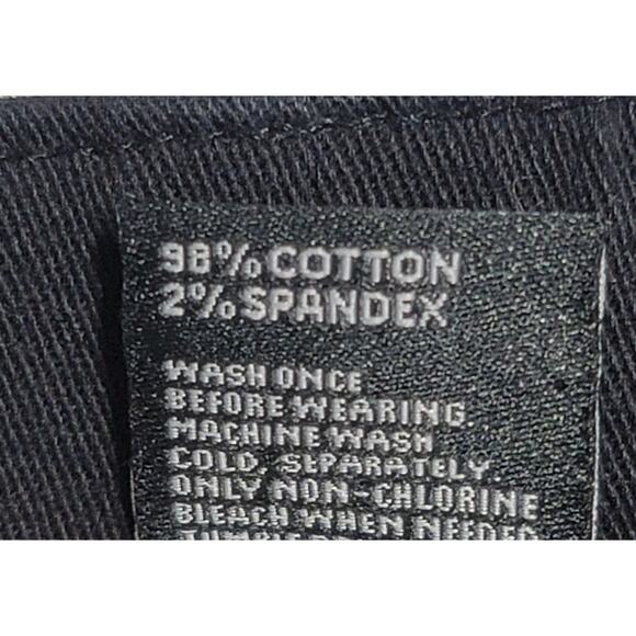 Hue Black Frayed Hem Denim Jeggings Small Lightweight Faux Pockets Soft Stretchy - Picture 5 of 7